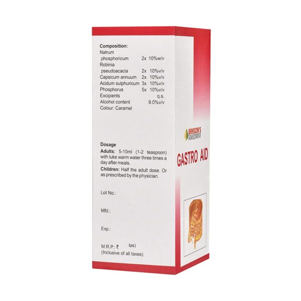 Bakson's Gastro Aid Syrup 450ml