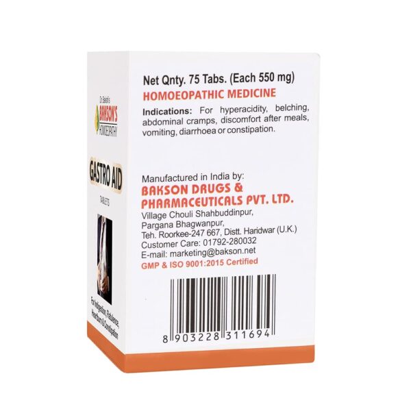 Bakson's Gastro Aid tablet