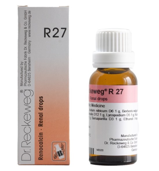 Reckeweg R27 Renal Calculi Drops Kidney Drops