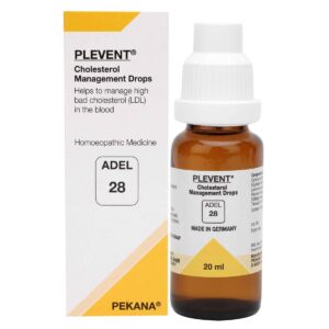 ADEL - 28 Plevent Drops Homoeopathic Cholesterol Management Drops