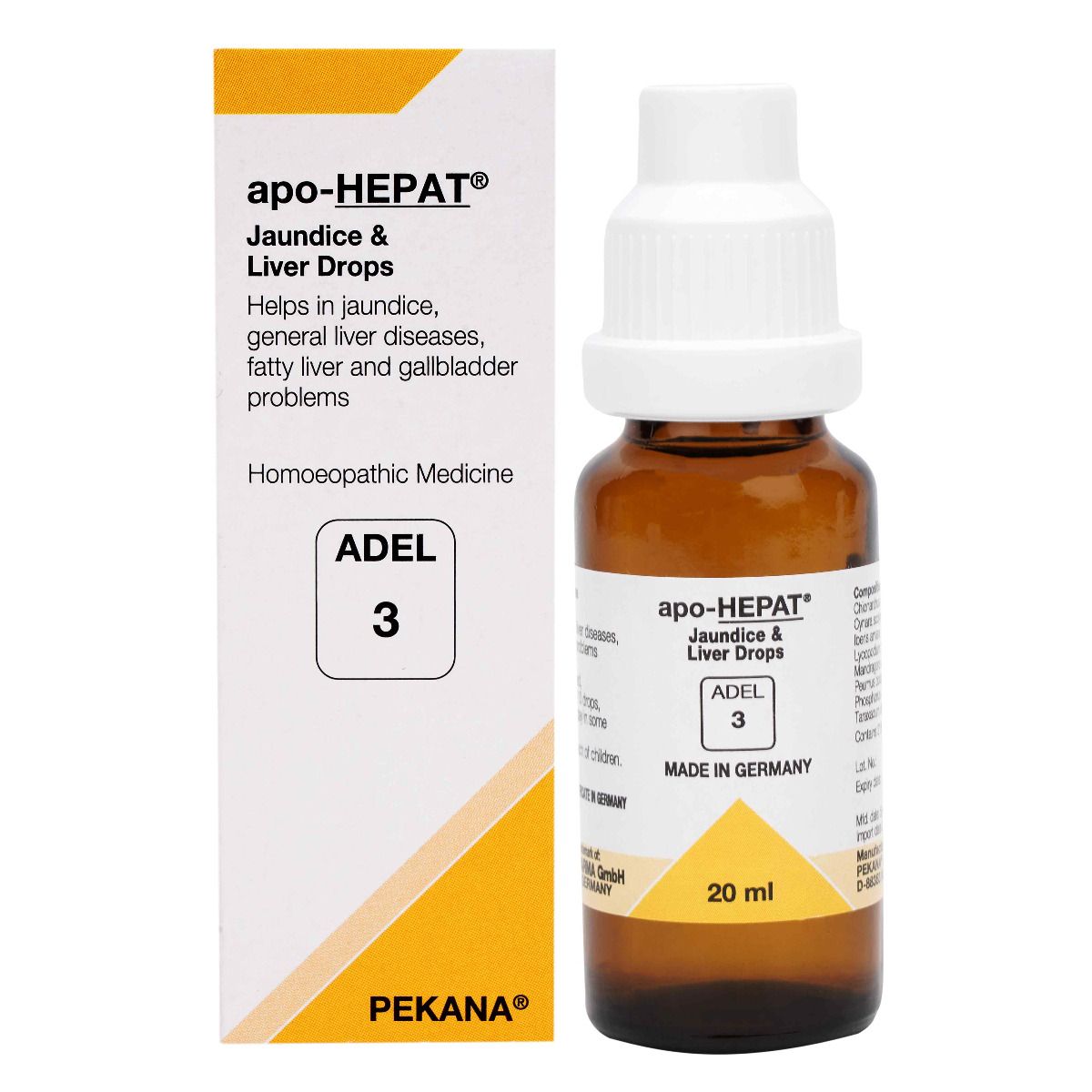 ADEL 3 Apo-Hepat Drops | Jaundice & Liver Care Drops