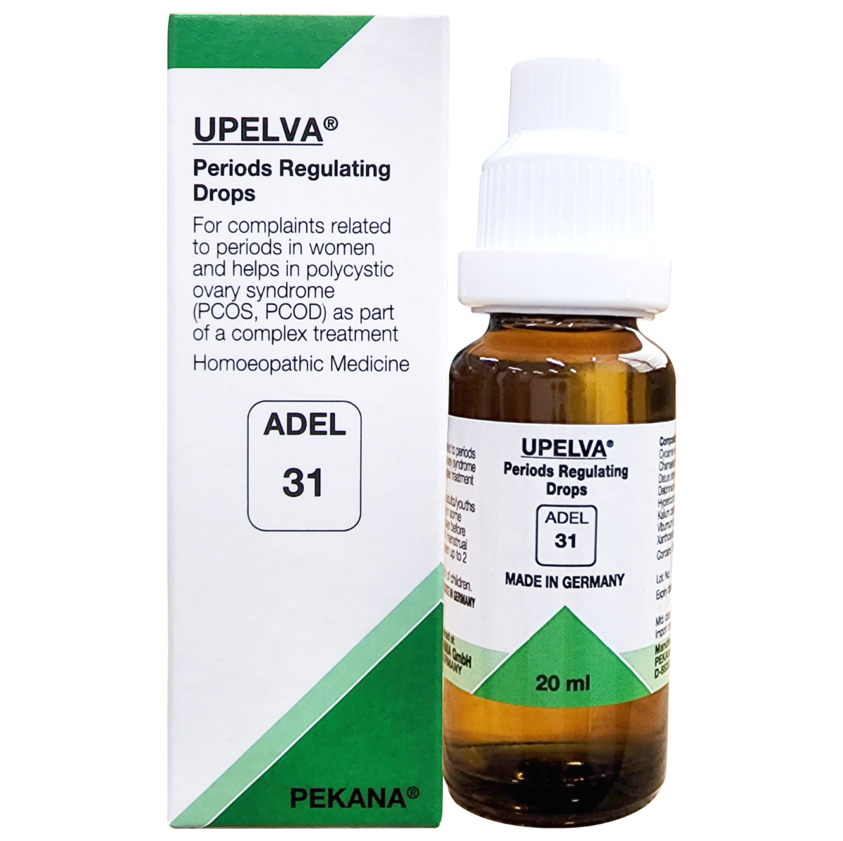 Adel 31 Upelva Drops Homeopathic Medicine for Irregular Menstrual Cycle