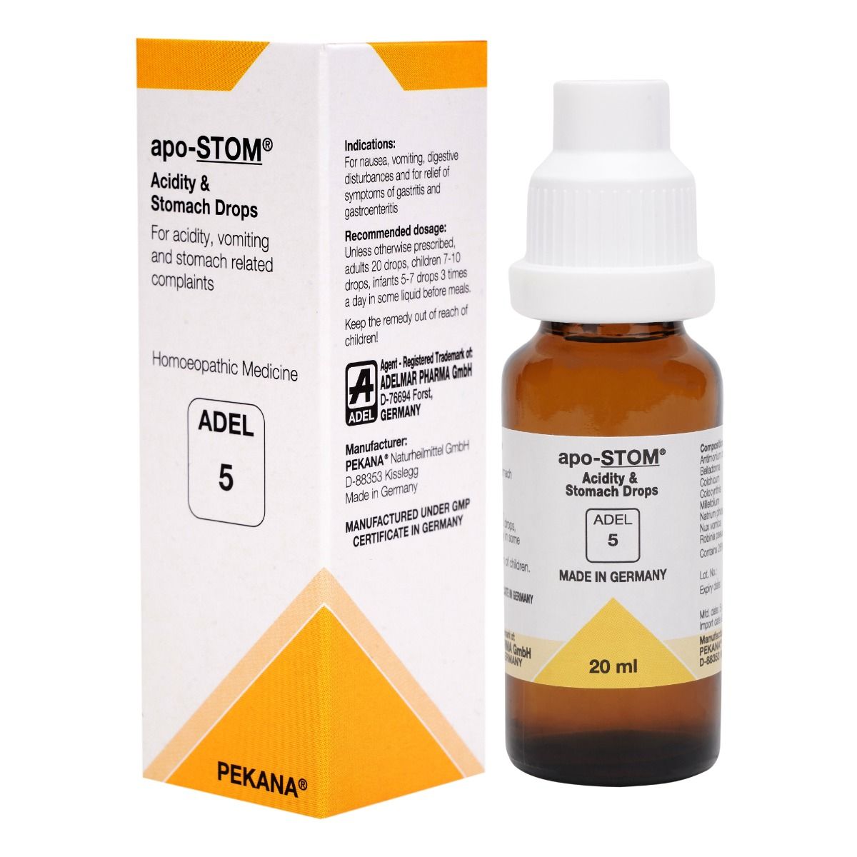 Adel 5 Acidity and Stomach Drops