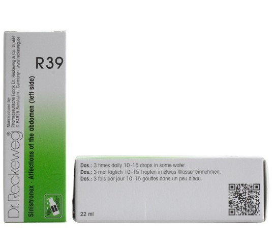 Dr. Reckeweg R39 drops Affections of the abdomen-left side