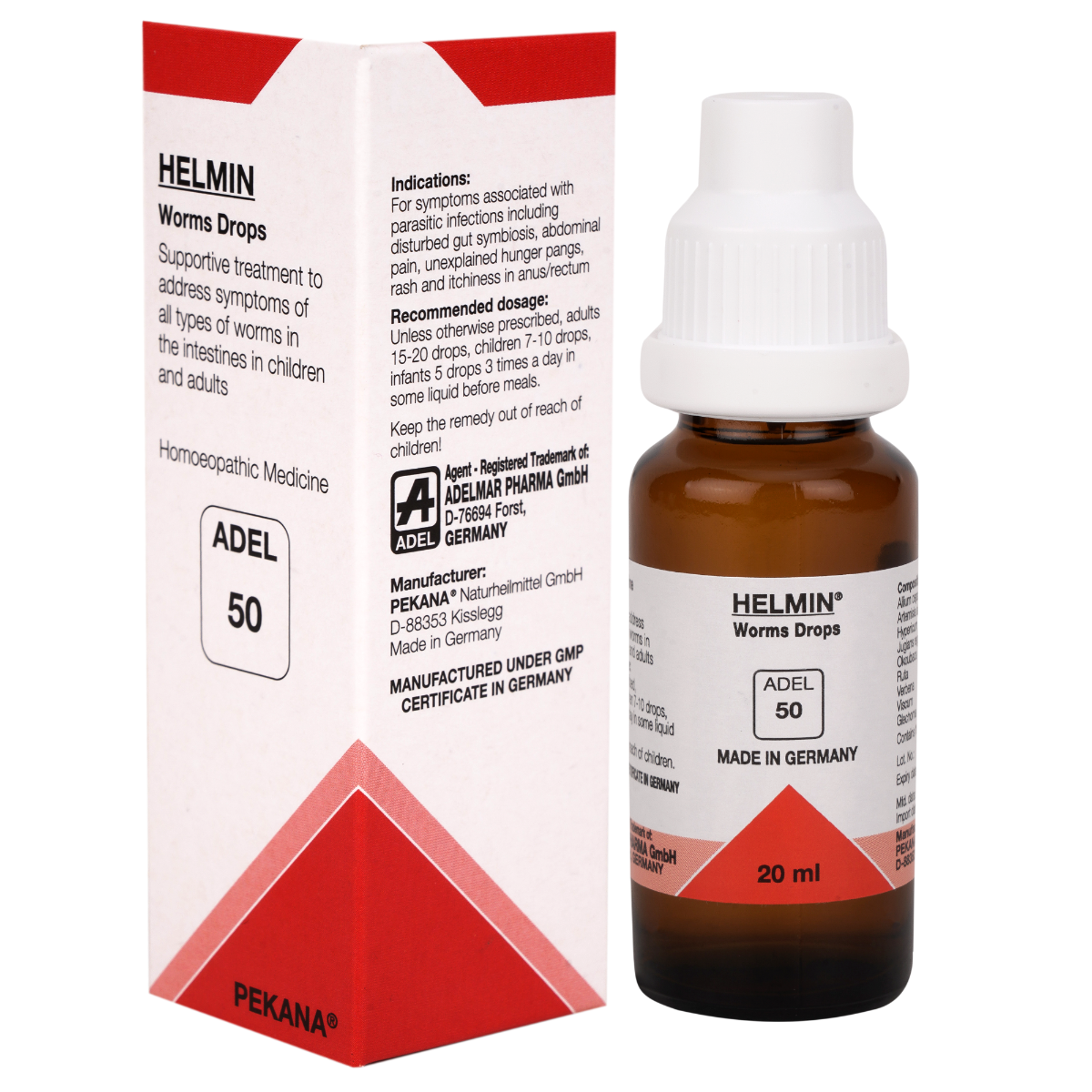 ADEL 50 Helmin Drops Worms Drops