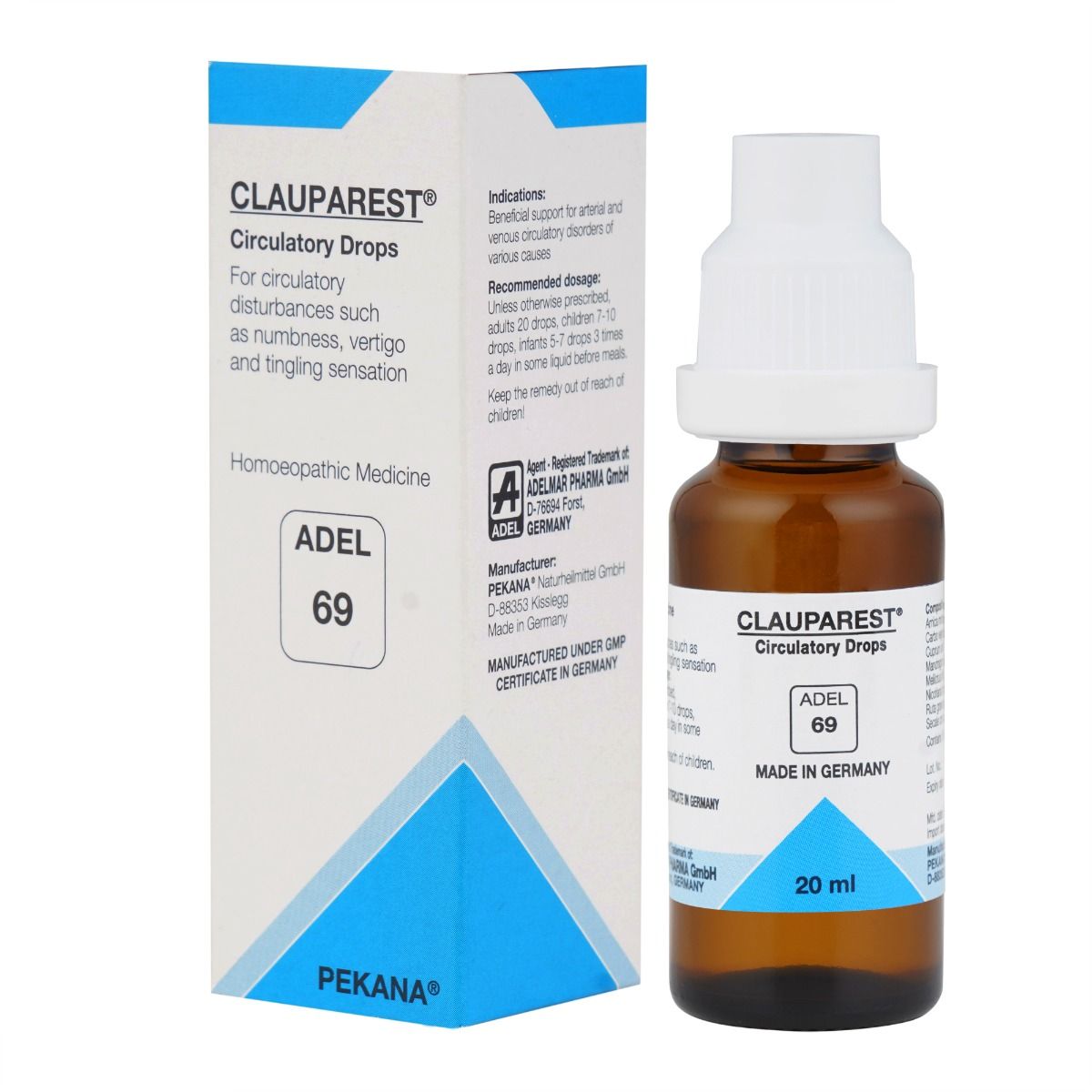 ADEL 69 CLAUPAREST Drops Circulatory Drops