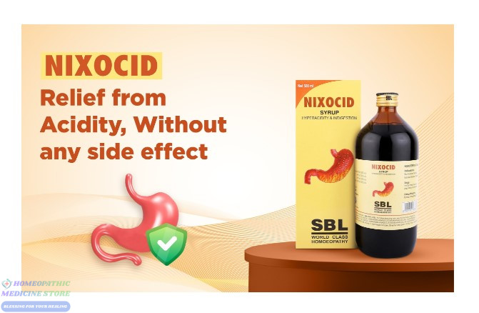Nixocid Syrup for Acidity & Digestion