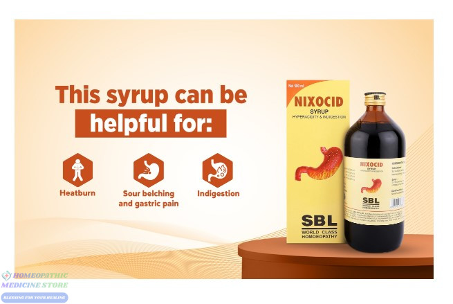 Nixocid Syrup for Hyperacidity & indigestion