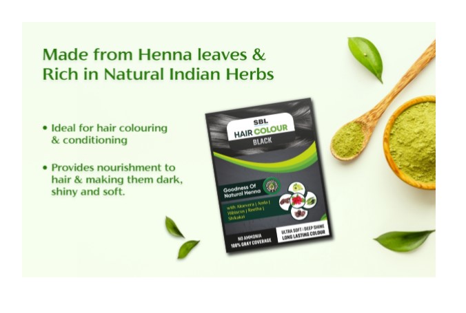 SBL Hair Dark Brown Color Sachet