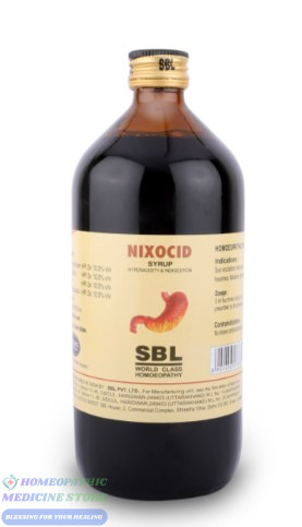SBL Nixocid Syrup for acidity and digestion