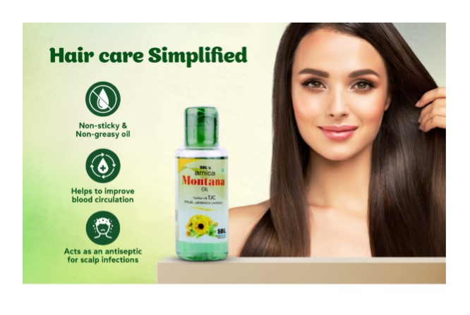 SBL Non Sticky Arnica Hair Oil