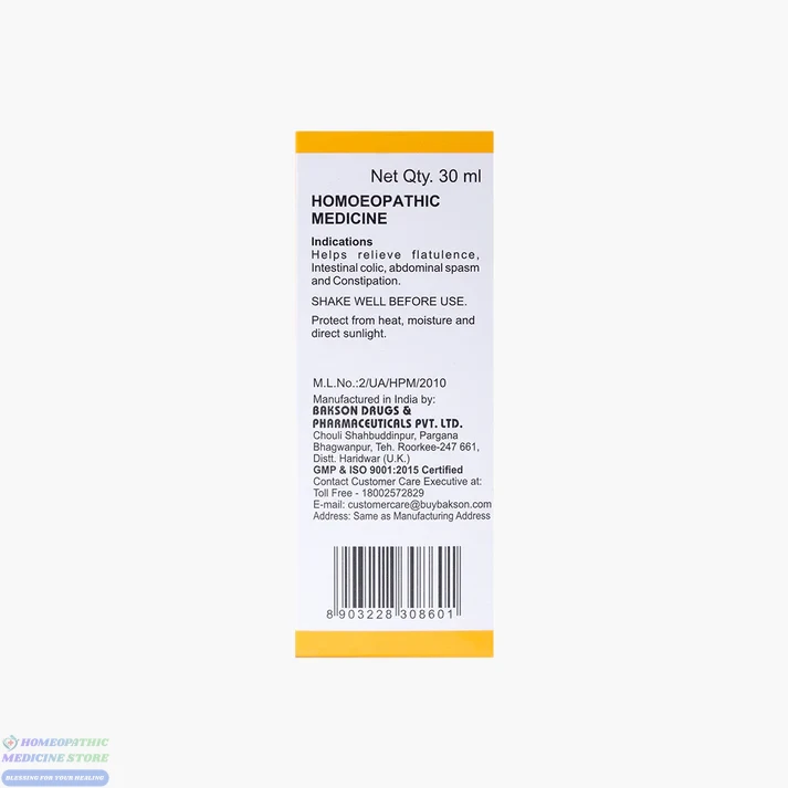 Bakson B19 Colic Drop