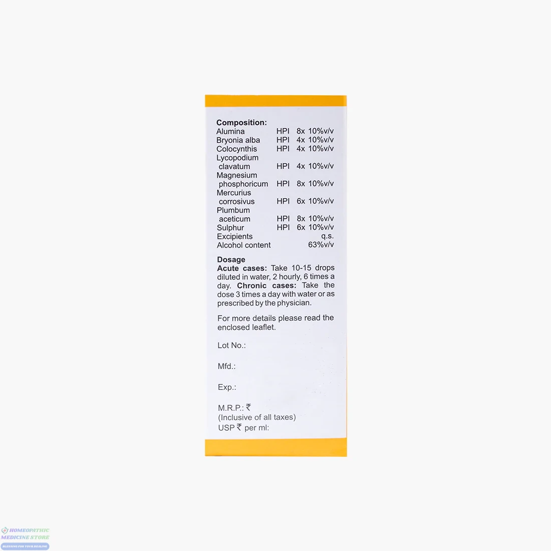 Bakson B19 Colic Drop