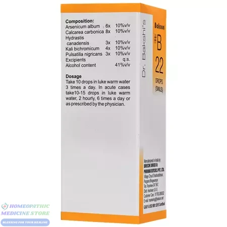 Bakson B22 Sinus Drop