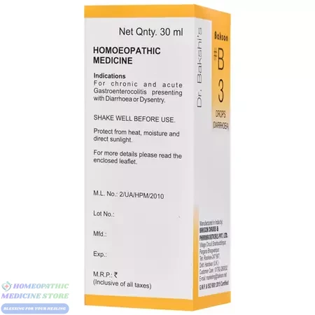 Bakson's B3 Diarrhoea Drop