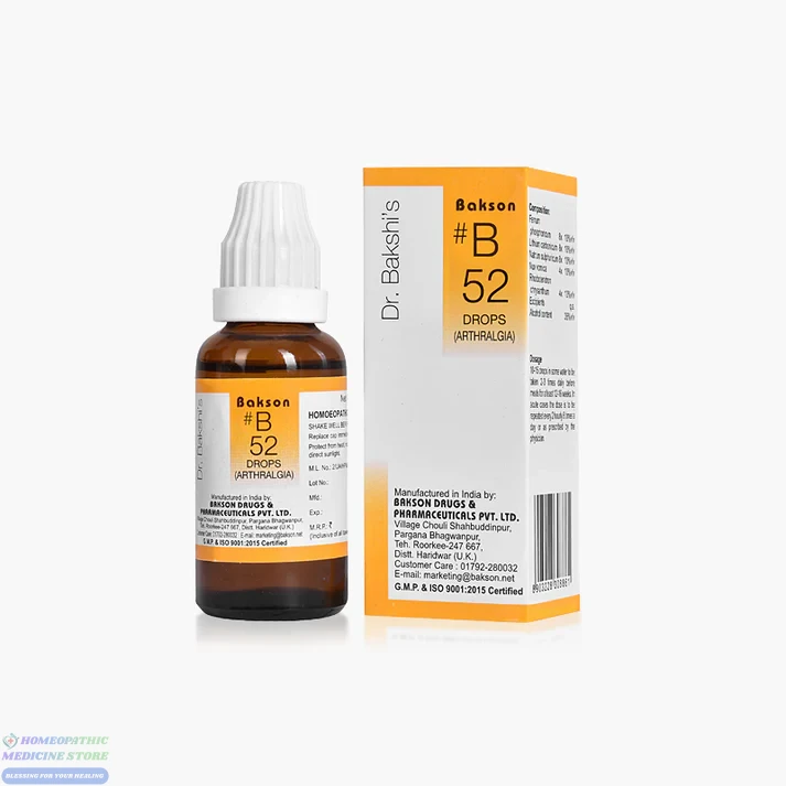 Bakson B52 Arthralgia Drop