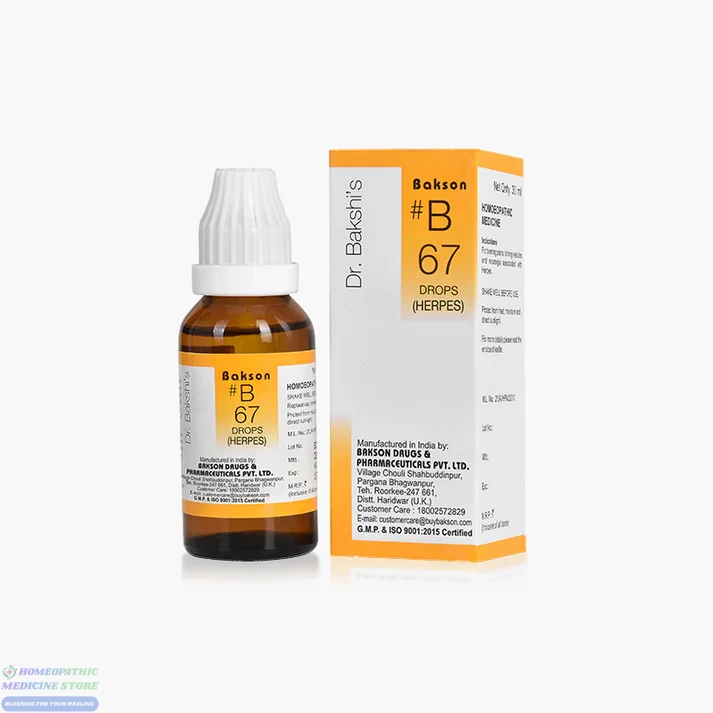 Bakson B67 Herpes Drop