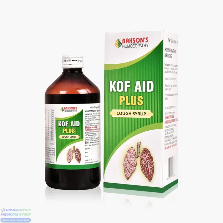 Bakson's Homoeopathy Kof Aid Plus Cough Syrup