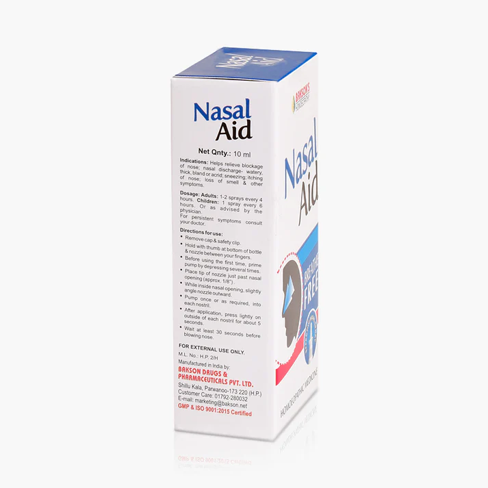 Bakson's Homoeopathy Nasal Aid Spray