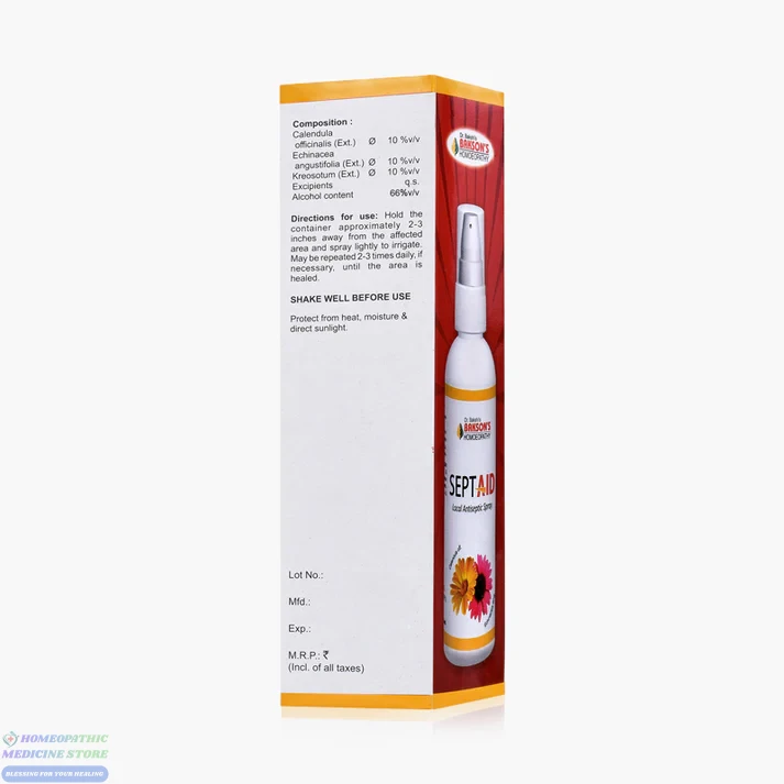 Bakson's Homoeopathy Sept Aid Spray