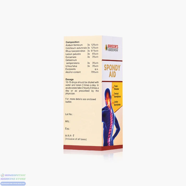 Bakson's Homoeopathy Spondy Aid Drop