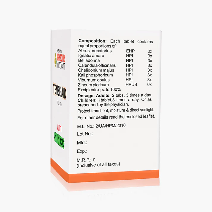 Bakson's Homoeopathy Tense Aid Tablet