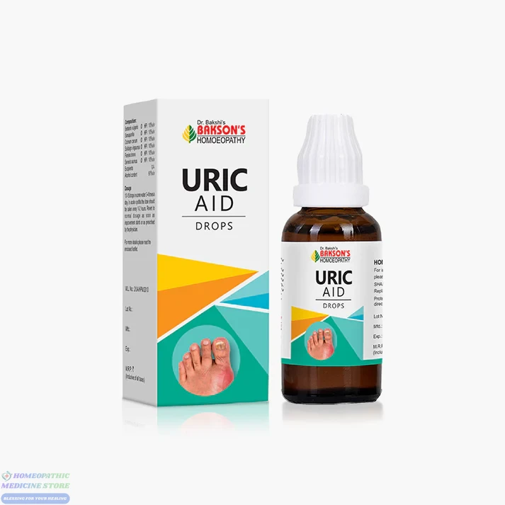 Bakson's Homoeopathy Uric Aid Drops