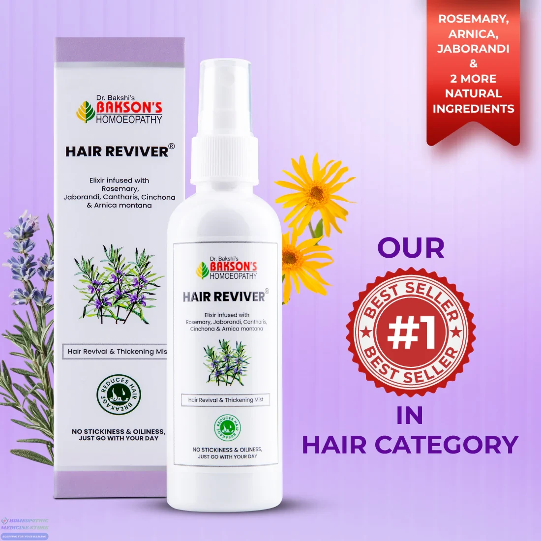 Bakson Hair Reviver Hair Care & Regrowth Treatment