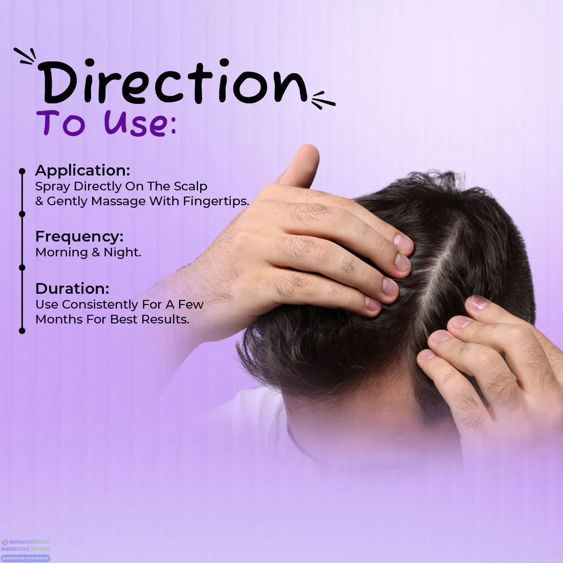 Bakson Hair Reviver use