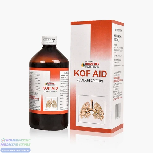 Bakson's Homoeopathy Kof Aid Cough Syrup 450ml