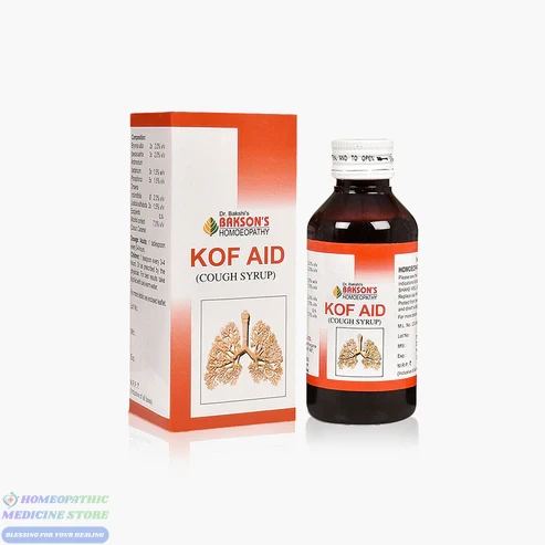 Bakson's Homoeopathy Kof Aid Cough Syrup pack