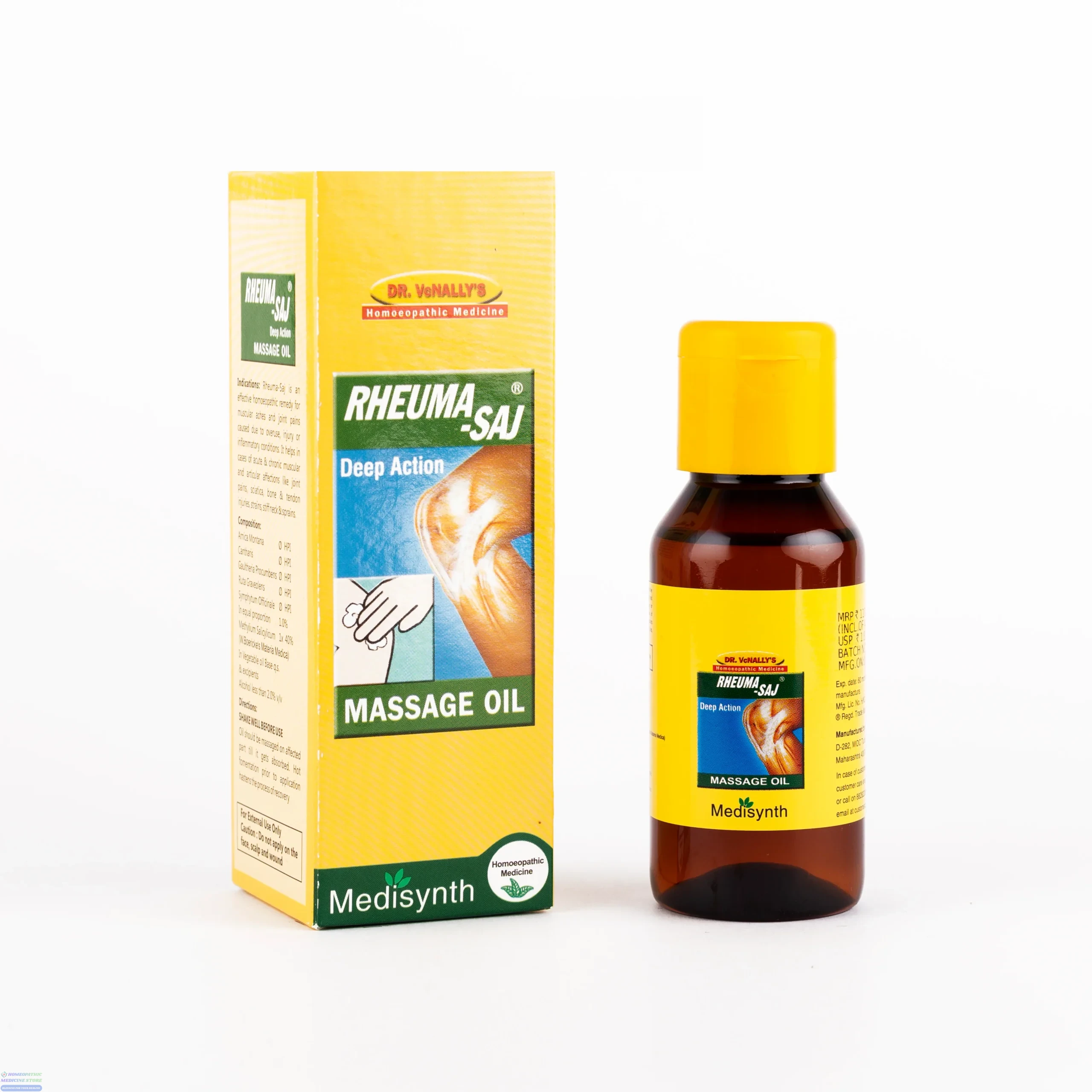 Medisynth Rheuma-Saj Massage Oil 120ml
