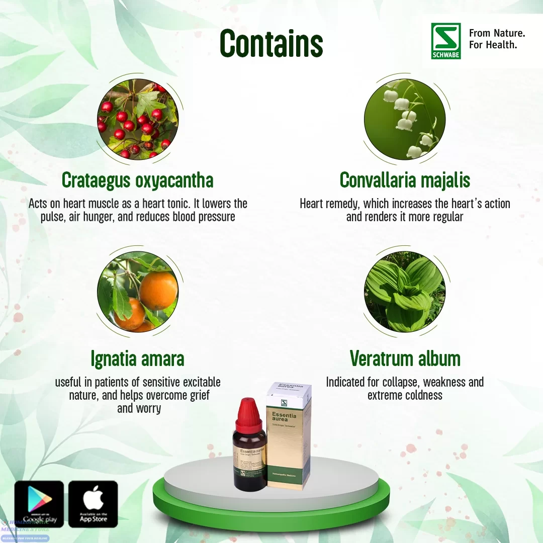 Wilmar Schwabe India Essentia Aurea Heart Drops