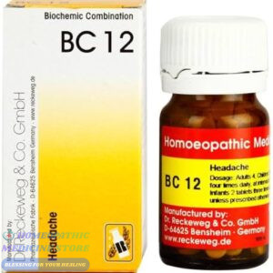 Dr. Reckeweg Bio-Combination 12 (BC 12) Tablet
